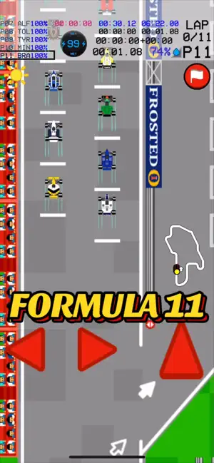Formula 11 Mini Racing screenshot 1