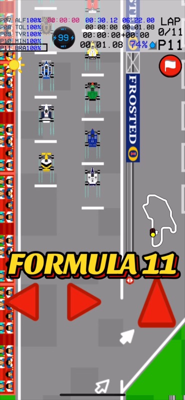 Formula 11 Mini Carreras screenshot 1