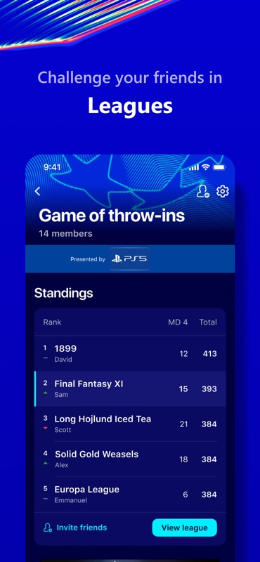 UEFA Gaming: Fantasy Football screenshot 7