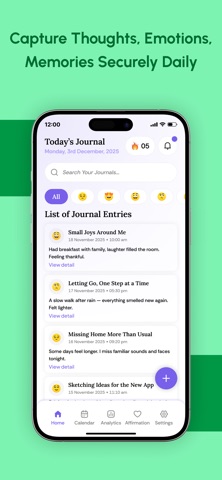 SoulSync – Private Journal iPhone screenshot
