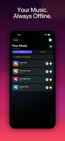 Offline Music Player: SoundPal iPhone screenshot