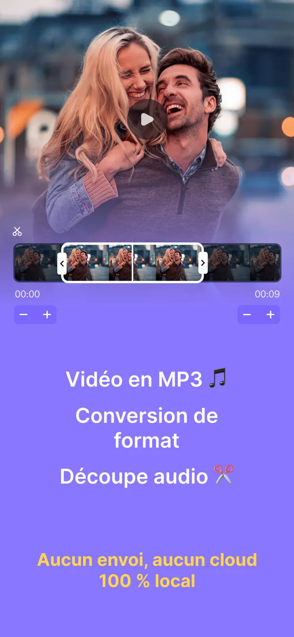 Screenshot #1 pour MP3 Converter — vidéo en audio