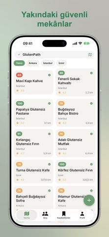 GlutenPath: Glutensiz Güven iPhone screenshot