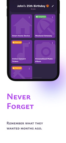 Geeft — Gift Ideas & Groups screenshot