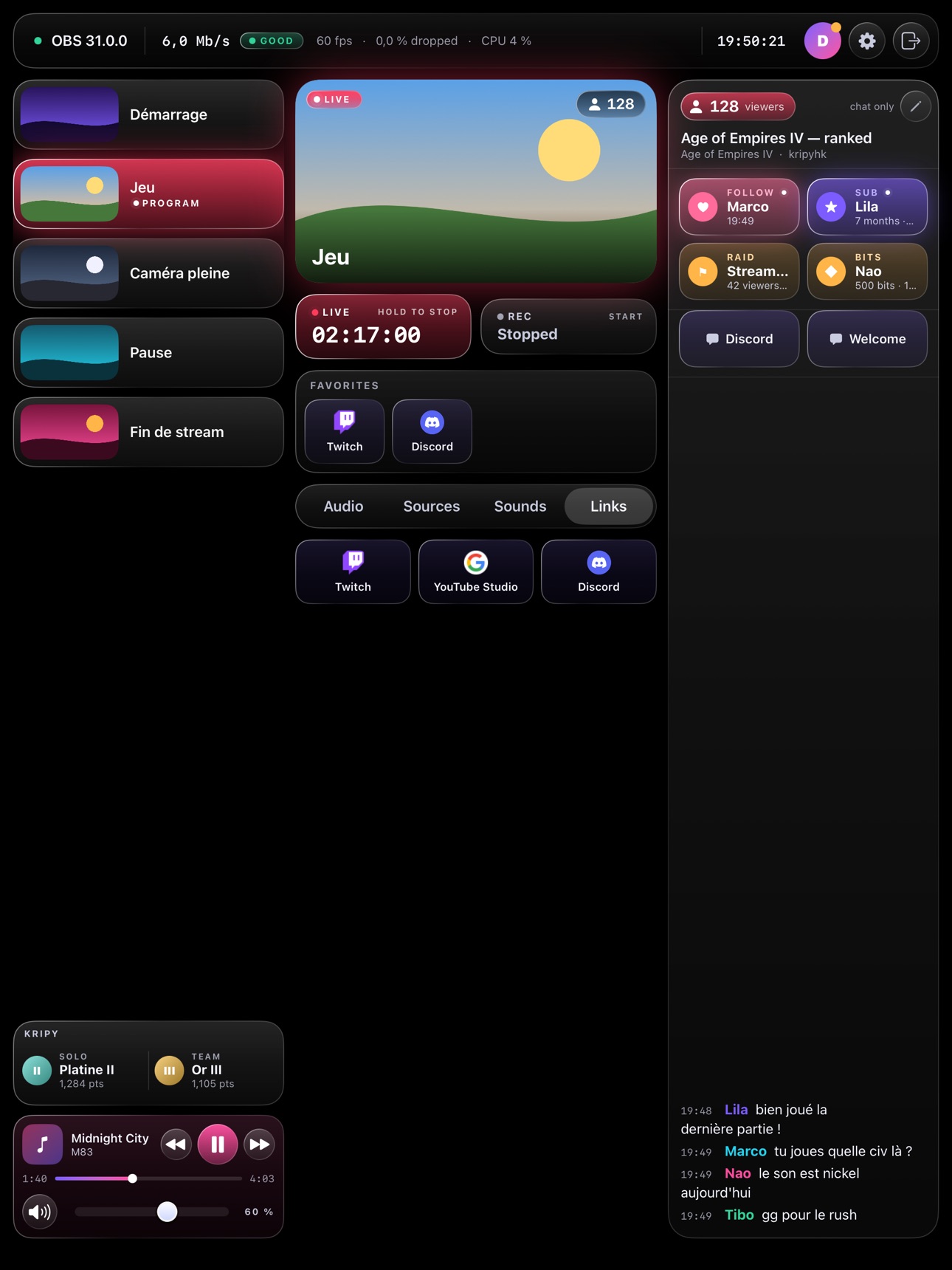 Screenshot 6 of Kripy Deck OBS