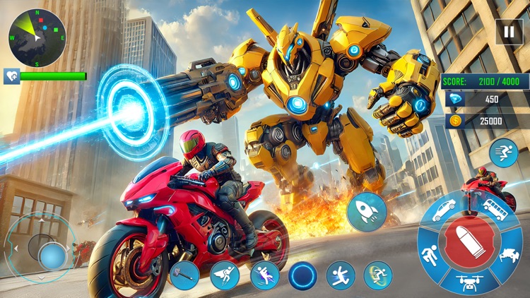 Futuristic War Robot Games 3D screenshot-4