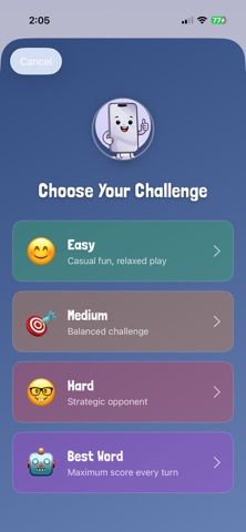 Tile & Error: Words and Chaos iPhone screenshot