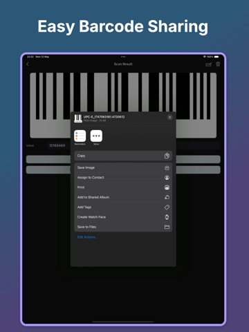 Barcode Generator ◌ iPad screenshot