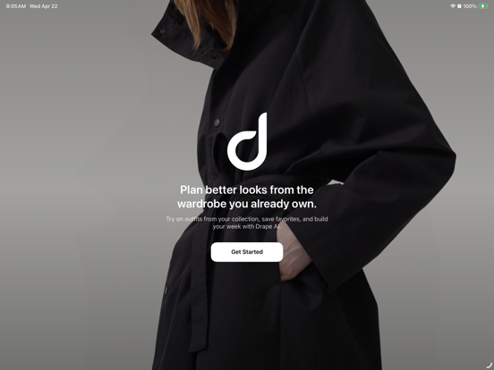 Drape AI iPad screenshot