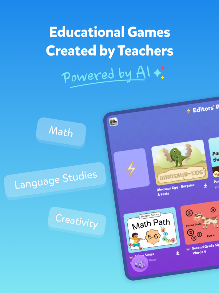 #1. TinyTap: Kids' Learning Games (iOS) By: TinyTap Ltd.