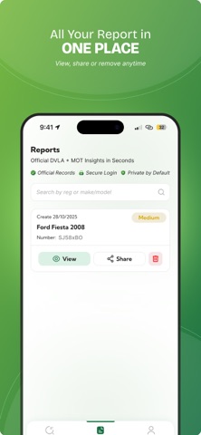 CarCopilot: MOT & DVLA Check iPhone screenshot