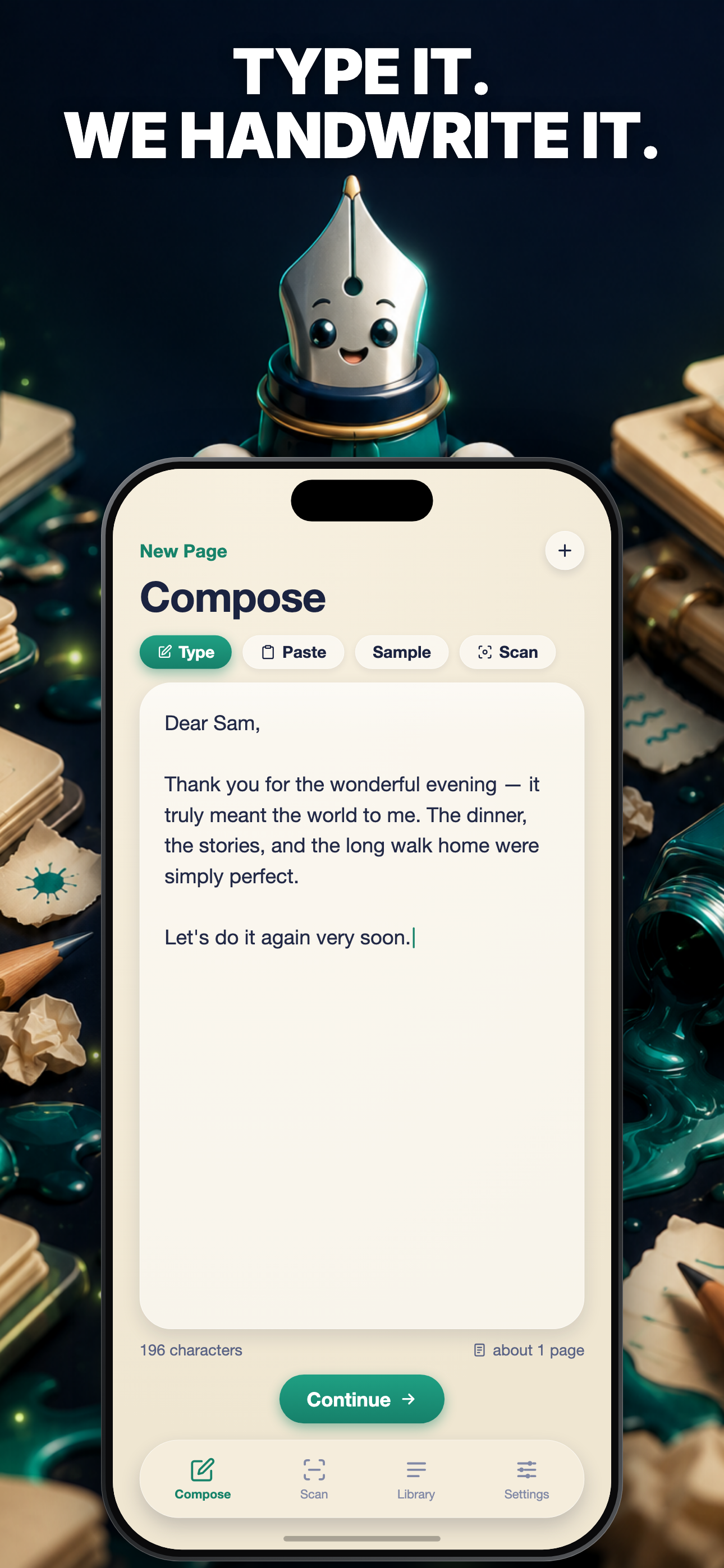 Handwrite: Notes & Letters screenshot 2