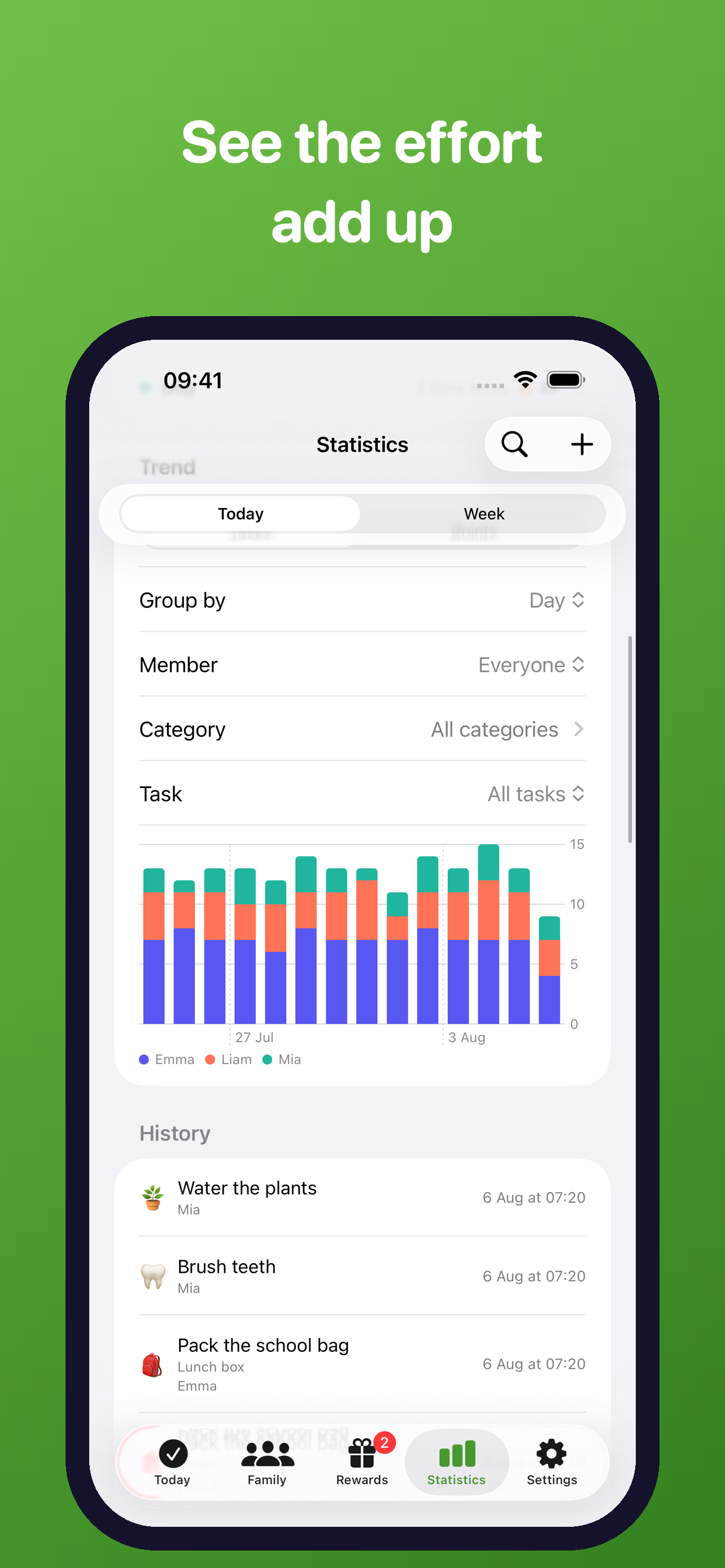 Family Tasks: Reward Chart screenshot 4