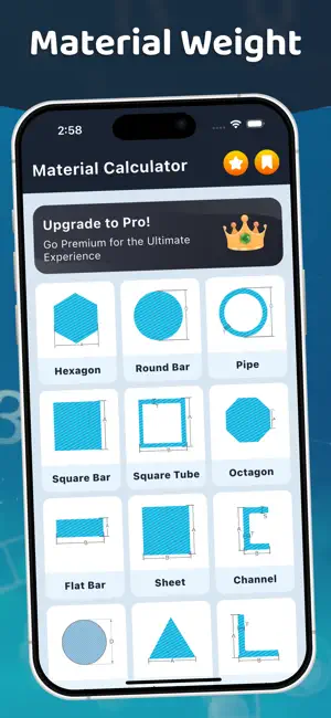 Smart Material Calculator screenshot 1