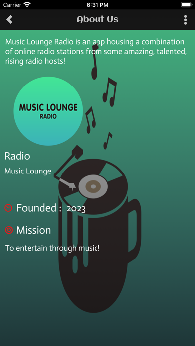 Music Lounge Radio Screenshot