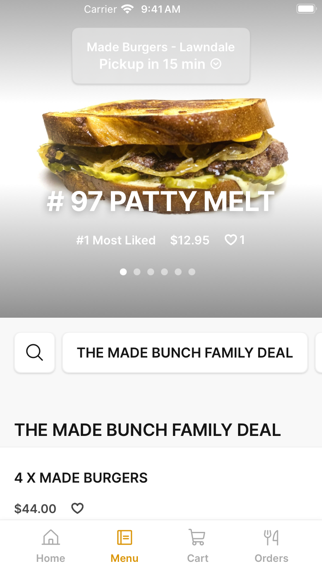 Made Burgers To Go iPhone screenshot 2 - Food & Drink app