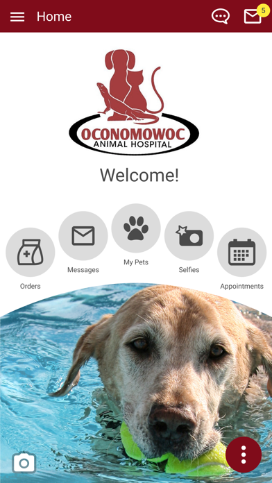Oconomowoc Animal Hospital app screenshot