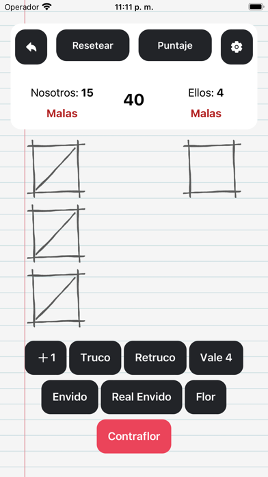 Anotador: Truco Screenshot