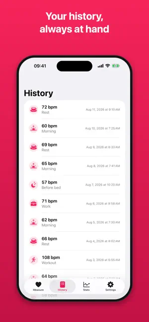 My Heart Rate Monitor: BPM screenshot 4