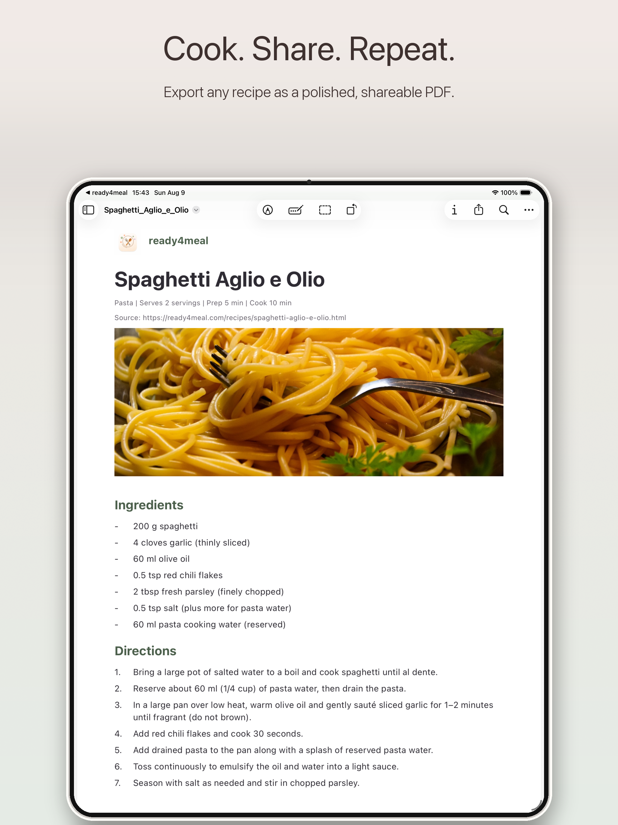 ready4meal - Meal Planner screenshot 14