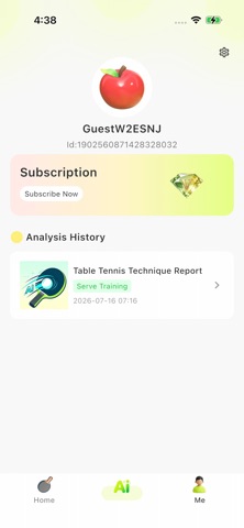 iSpinCoach: AI Table Tennis iPhone screenshot
