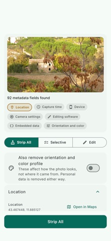Scrub: Photo Metadata Remover screenshot 2