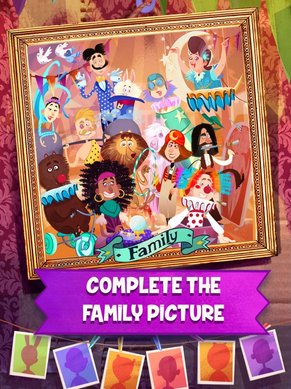 Hair Salon: Family Portrait iPad screenshot 6 - Education app