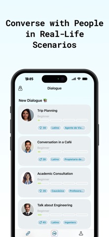 GoSpeak - AI Language Learning iPhone screenshot