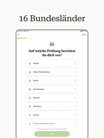 Jagdschein & Jägerprüfung App iPad screenshot