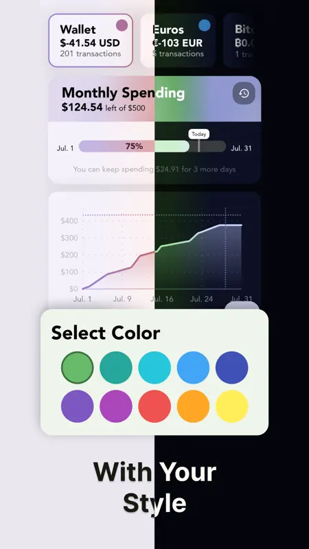 Cashew—Expense Budget Tracker screenshot 5 of 6