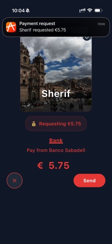 anapay - nearby payment iPhone screenshot