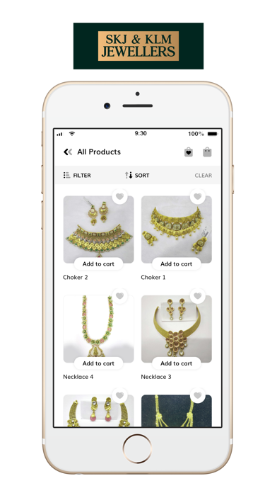 SKJ and KLM Jewellers Screenshot