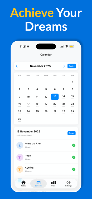 Habit Tracker Planner : RiseMe Screenshot 4 of 5