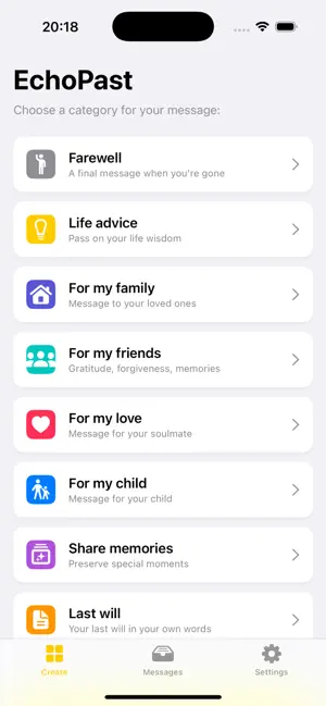 EchoPast screenshot 2