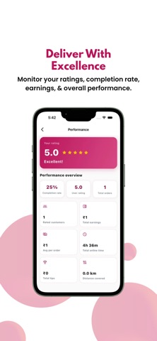 Zapta Delivery Partner iPhone screenshot