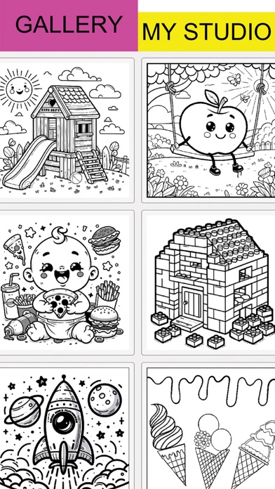 Nana Ana's Playhouse Coloring Screenshot