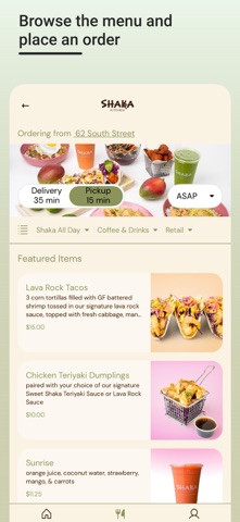 Shaka Kitchen App Screenshot 2 of 4
