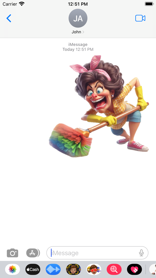 #4. Spring Cleaning Stickers (iOS) Podle: Paul Scott