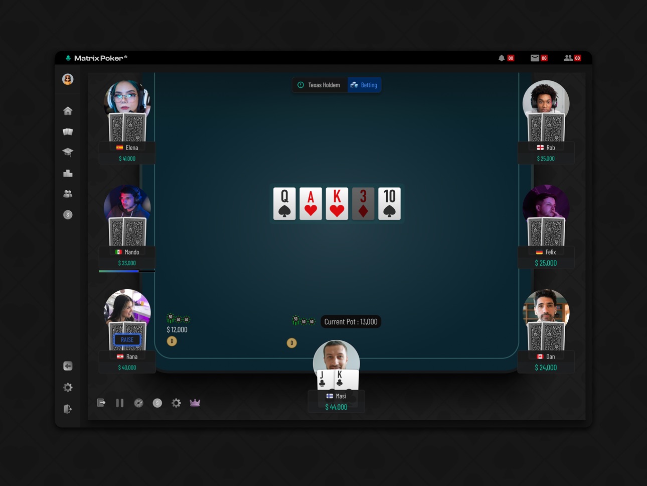 Screenshot 6 of Matrix Poker Alpha