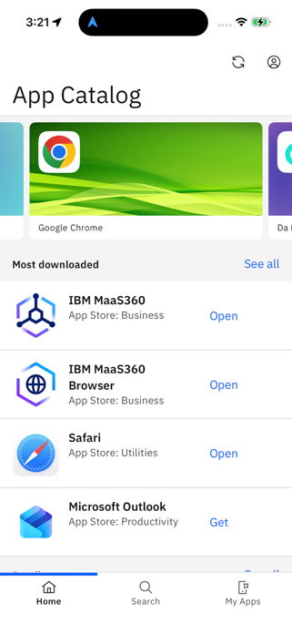 IBM MaaS360 App Catalog Screenshot 2 of 5