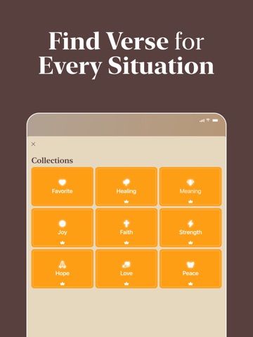 Christian: Daily Bible Verses iPad screenshot