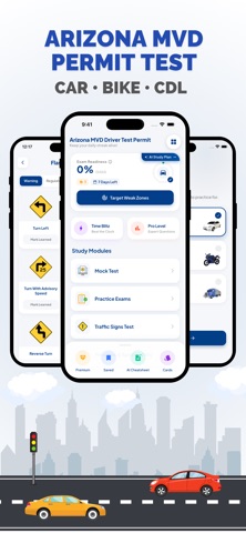 AZ MVD Driving Practice Test Screenshot 1 of 10