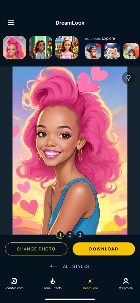 ToonMe: AI Cartoon Face Maker - Personalized DreamLook