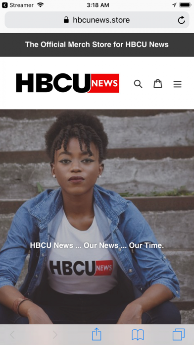 HBCU News Screenshot