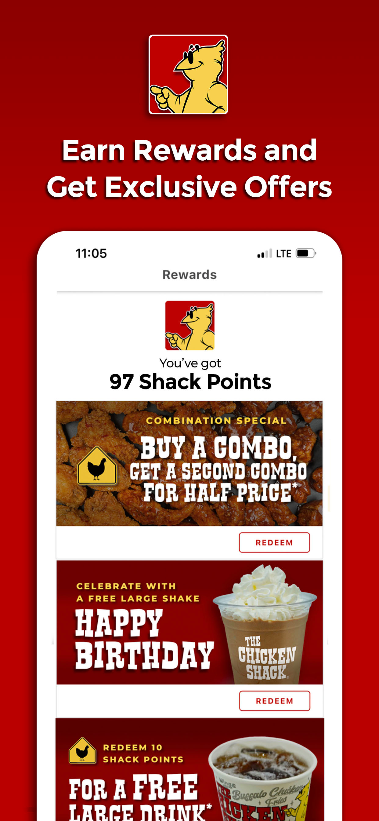 The Chicken Shack Rewards