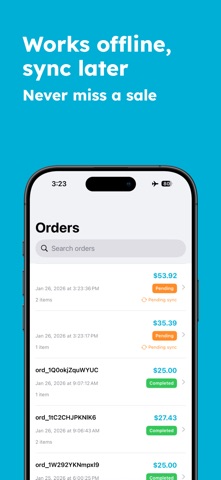 FastPay POS for Stripe iPhone screenshot