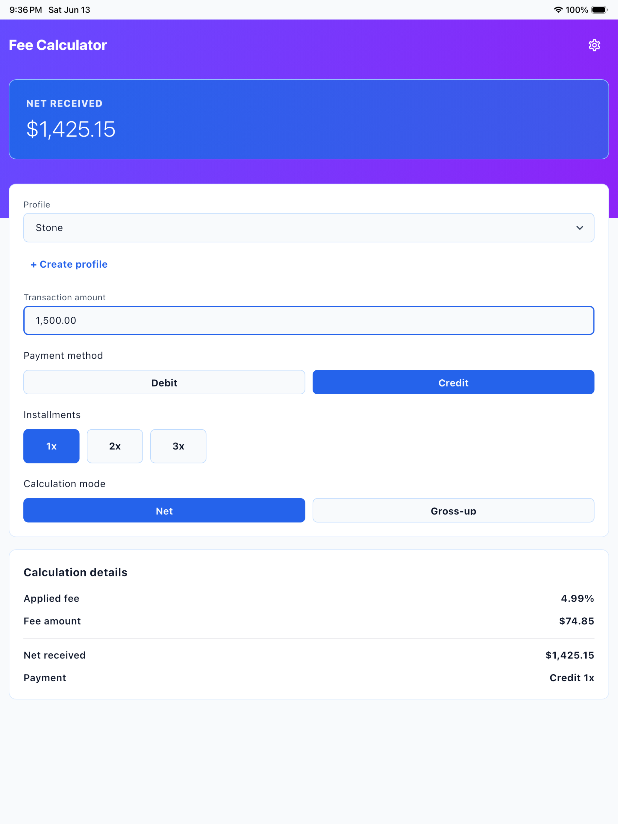 Calculadora de Taxas screenshot 13