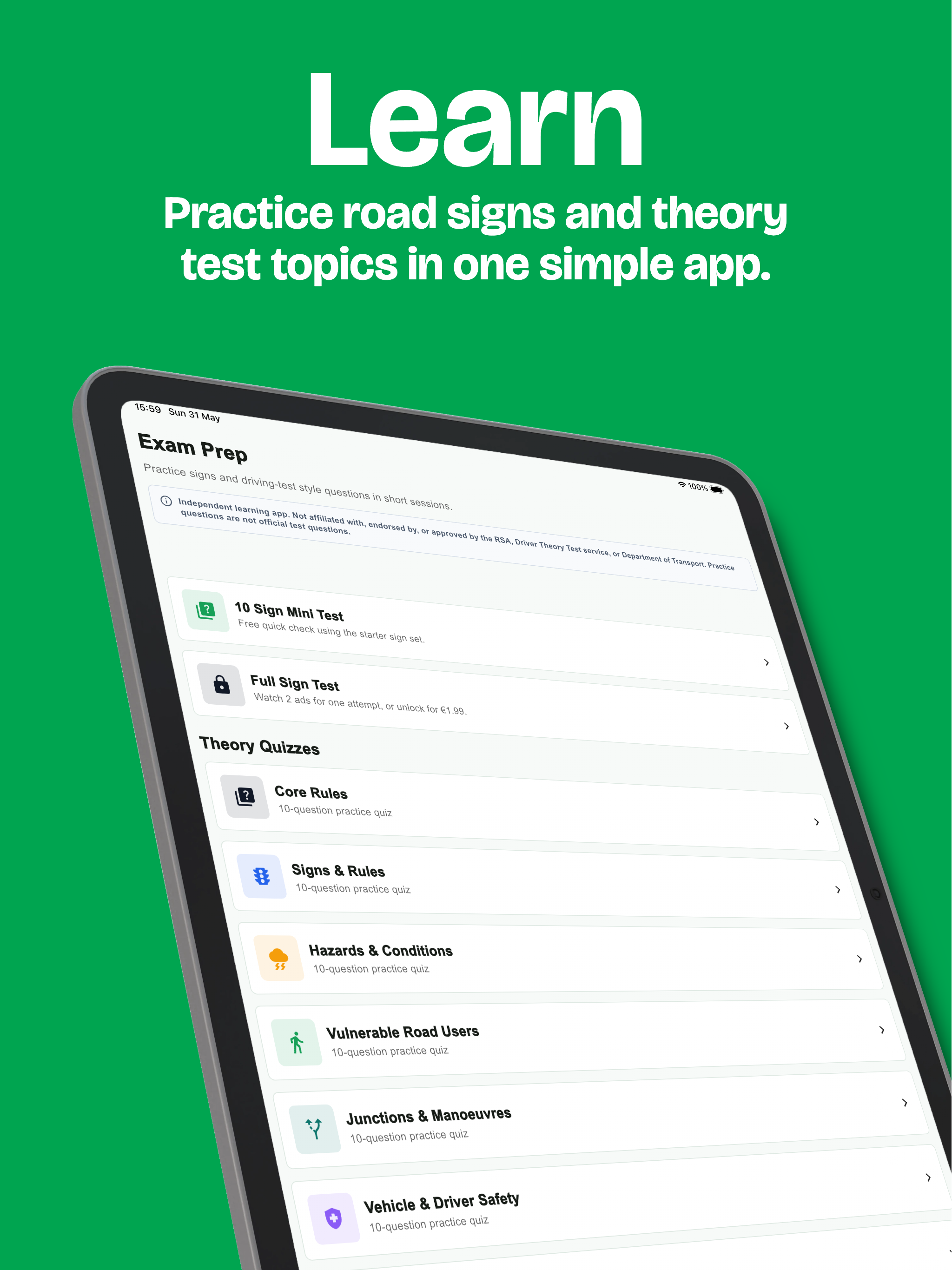 Road Signs & Theory Ireland screenshot 6