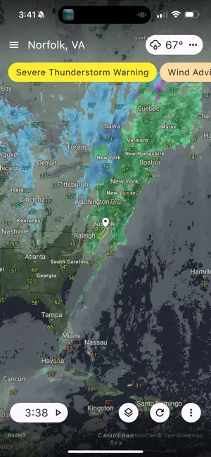 RadarX: Weather Radar/Forecast screenshot 1