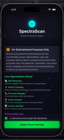 SpectraScan App Screenshot 5 of 6